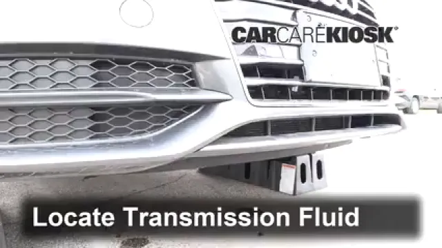 2014 Audi A7 Quattro 3.0L V6 Supercharged Liquide de transmission Vérifier le niveau de liquide